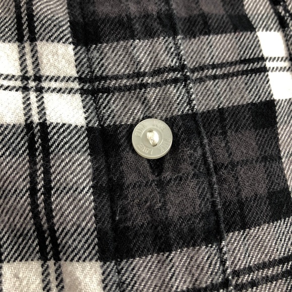 PINK Victoria’s Secret Bling Grey Flannel Shirt - Picture 8 of 8